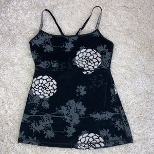 Lululemon Lotus Flower Racerback Tank Top Size 4